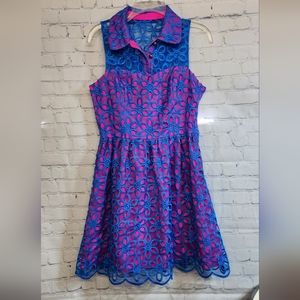 Lilly Pulitzer/ Blue Link Eyelet Dress